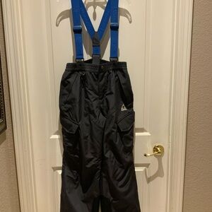 Gerry Kids Black Overalls with Blue Straps